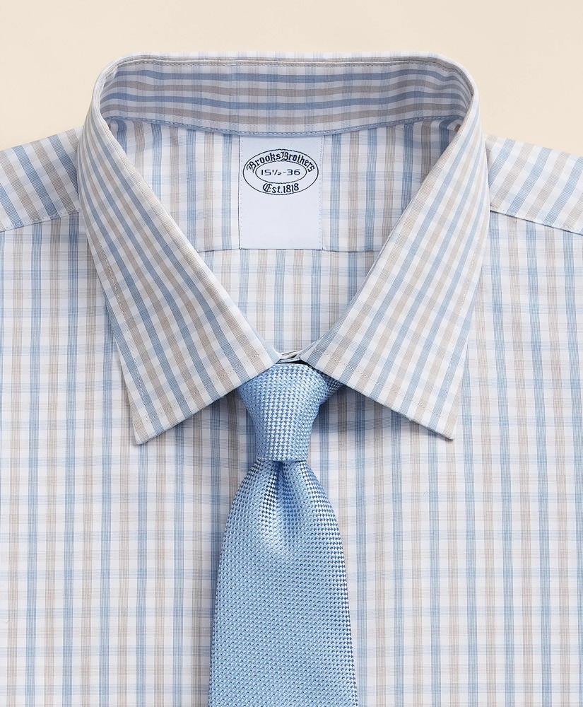 Pure Supima&reg; Cotton Regular-Finish Ainsley Collar, Check Dress Shirt, image 2