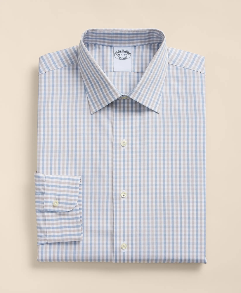 Pure Supima&reg; Cotton Regular-Finish Ainsley Collar, Check Dress Shirt, image 3
