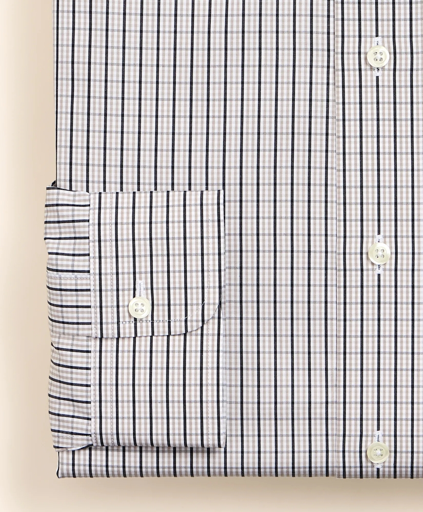 Pure Supima&reg; Cotton Regular-Finish English Spread Collar, Check Dress Shirt, image 4