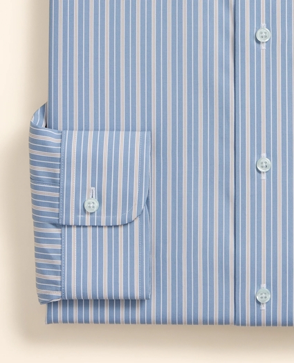 Pure Supima&reg; Cotton Regular-Finish English Spread Collar, Ground Stripe Dress Shirt, image 4