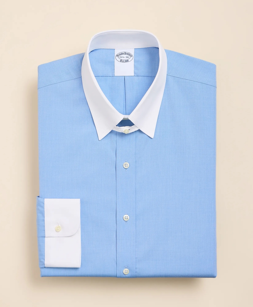 Pure Supima&reg; Cotton Regular-Finish Tab Collar, Dress Shirt, image 3