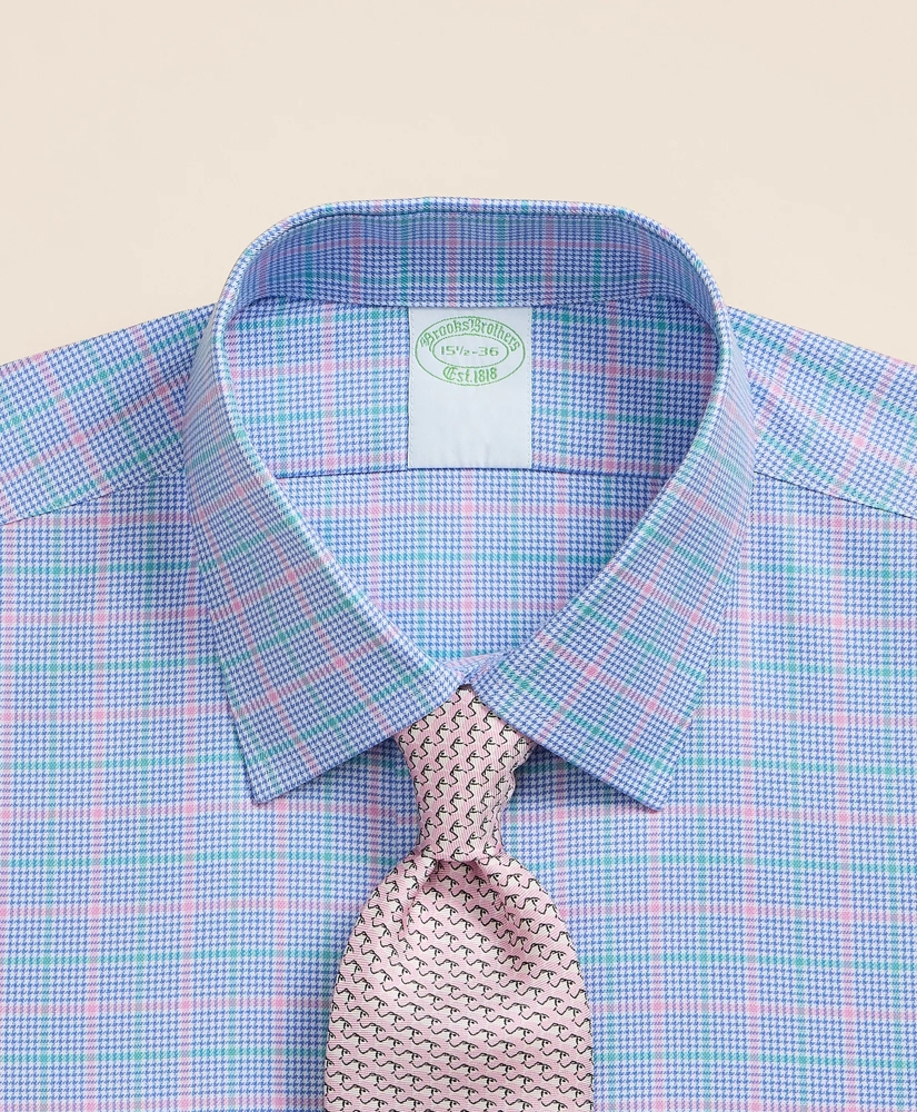 Brooks Brothers Explorer Collection Non-Iron Twill Ainsley Collar, Check Dress Shirt, image 2