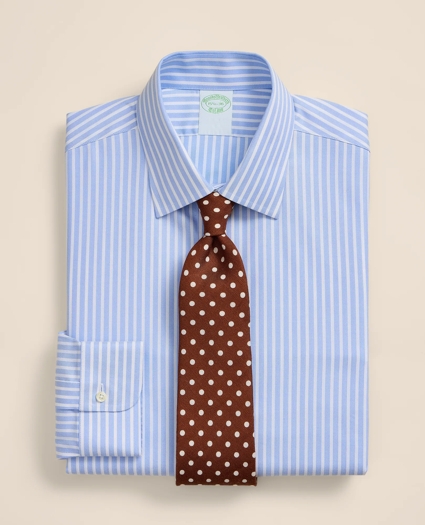 Brooks Brothers Explorer Collection Non-Iron Twill Ainsley Collar, Bengal-Stripe Dress Shirt, image 1
