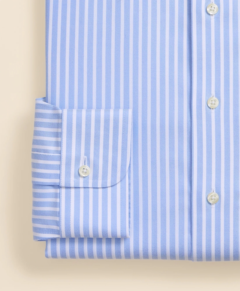 Brooks Brothers Explorer Collection Non-Iron Twill Ainsley Collar, Bengal-Stripe Dress Shirt, image 4