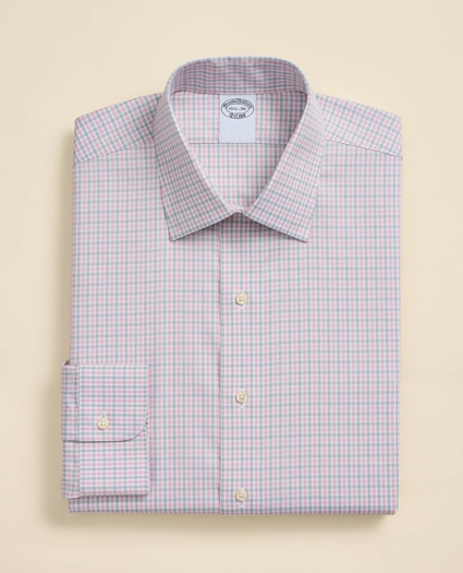 Supima&reg; Cotton Non-Iron Pinpoint Oxford Ainsley Collar, Check Dress Shirt, image 3