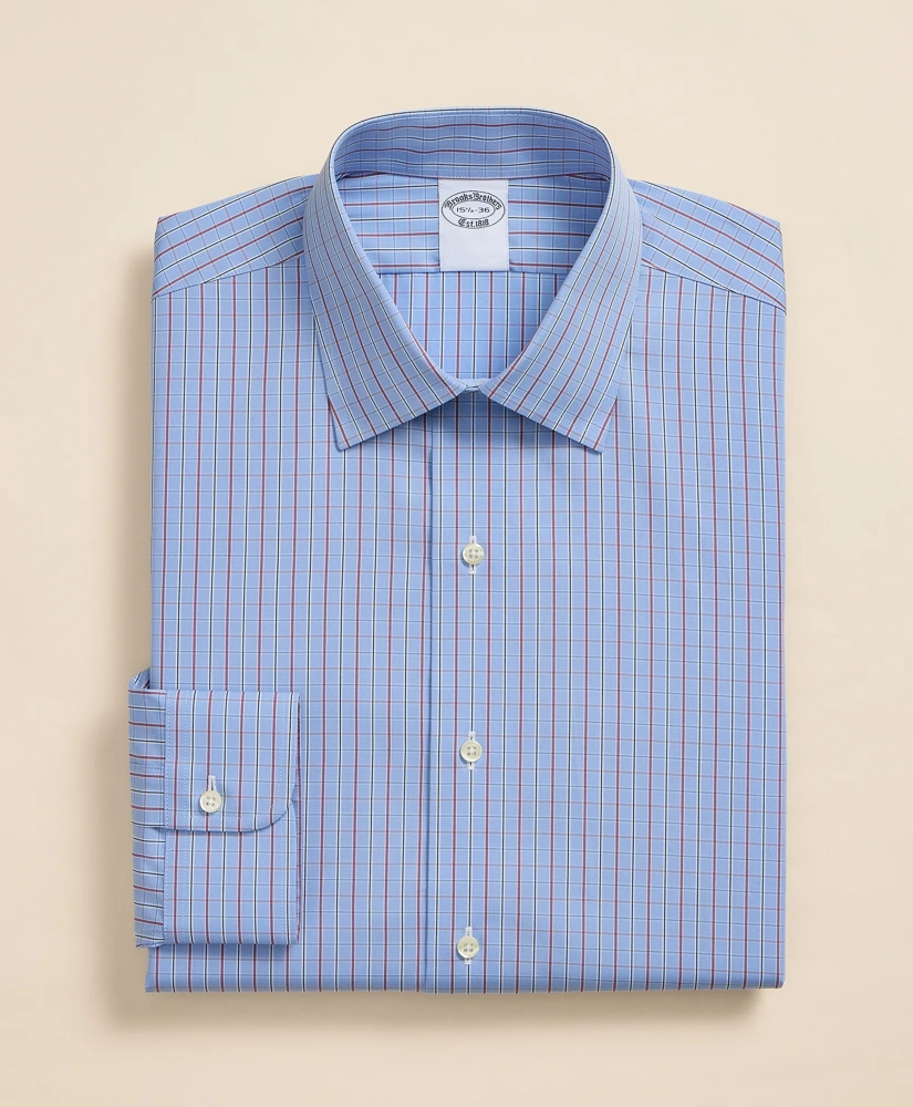 Pure Supima&reg; Cotton Regular-Finish Ainsley Collar, Check Dress Shirt, image 3