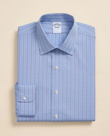 Pure Supima&reg; Cotton Regular-Finish Ainsley Collar, Check Dress Shirt, image 3