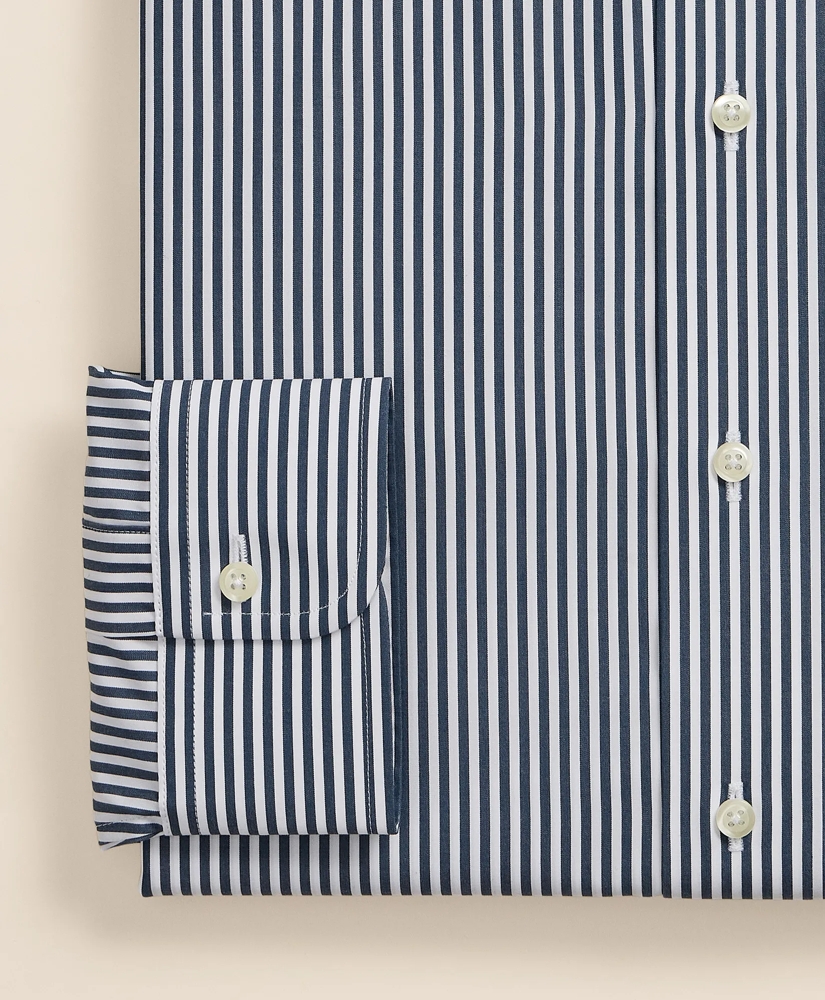 Pure Supima&reg; Cotton Regular-Finish English Spread Collar, Stripe Dress Shirt, image 3