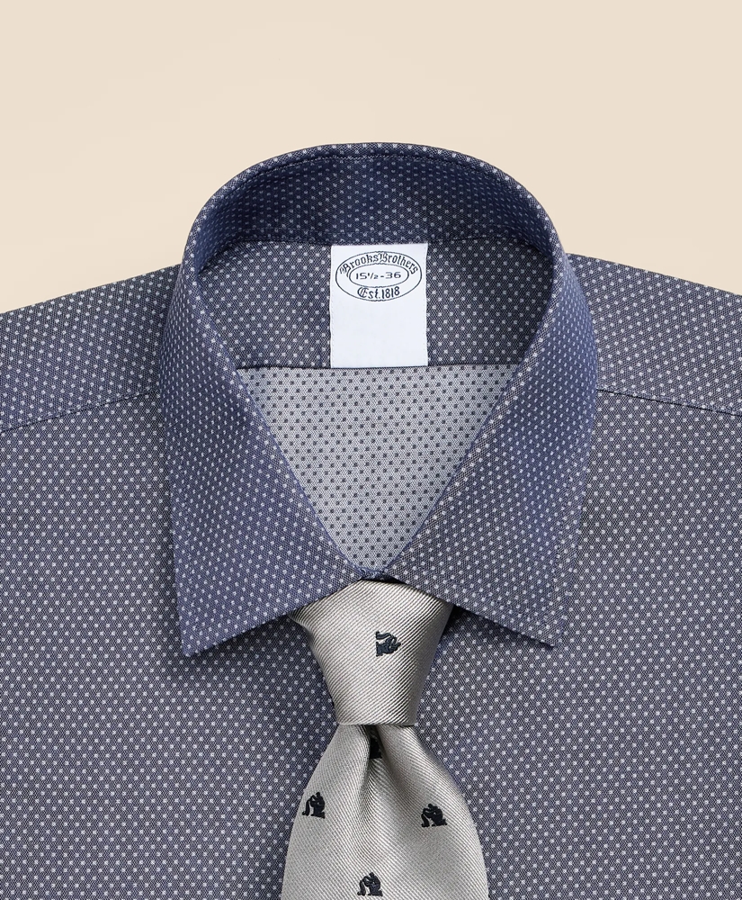 Supima&reg; Cotton Non-Iron Ainsley Collar Dot Dress Shirt, image 2