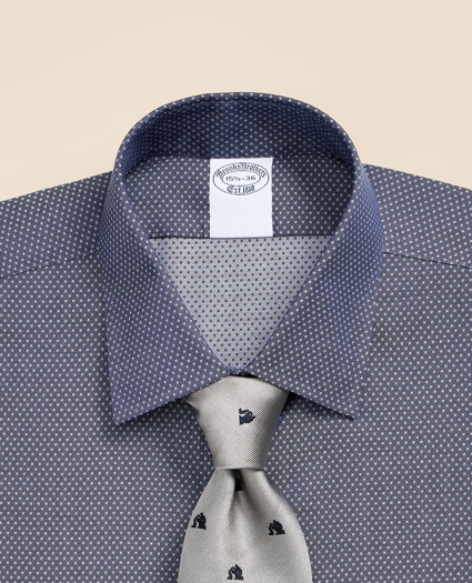 Supima&reg; Cotton Non-Iron Ainsley Collar Dot Dress Shirt, image 2