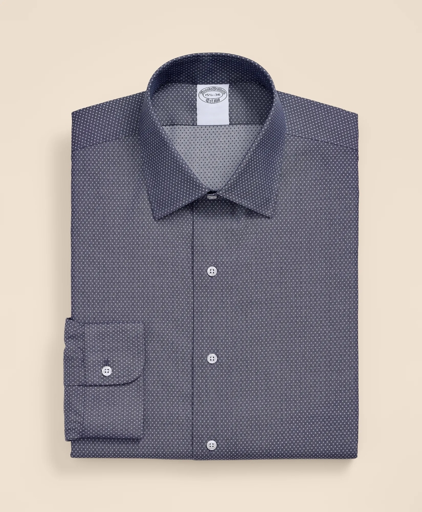 Supima&reg; Cotton Non-Iron Ainsley Collar Dot Dress Shirt, image 3