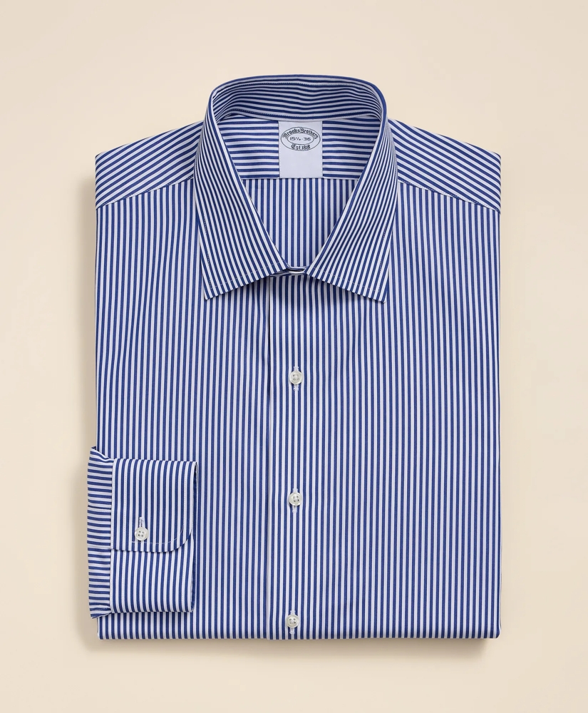 Pure Supima&reg; Cotton Ainsley Collar, Striped Dress Shirt, image 2