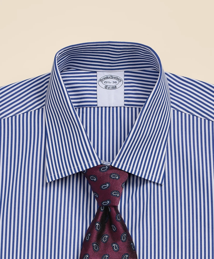 Pure Supima&reg; Cotton Ainsley Collar, Striped Dress Shirt, image 4