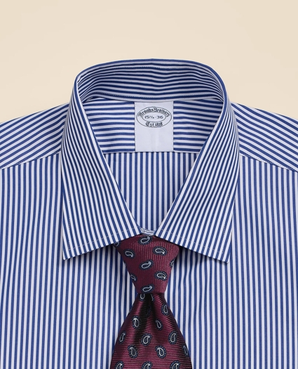 Pure Supima&reg; Cotton Ainsley Collar, Striped Dress Shirt, image 4