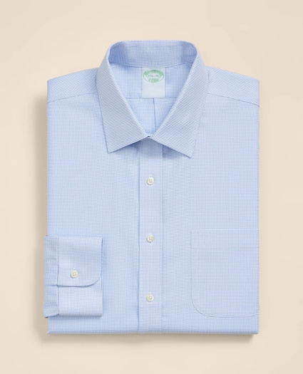 Brooks Brothers Explorer Collection Non-Iron Twill Ainsley Collar, Check Dress Shirt, image 3
