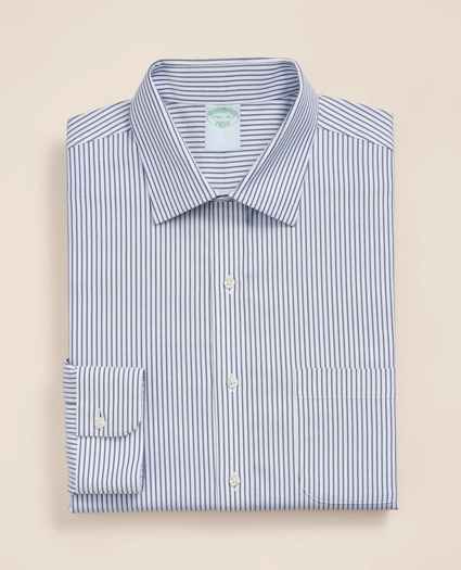 Brooks Brothers Explorer Collection Non-Iron Twill Ainsley Collar, Striped Dress Shirt, image 2