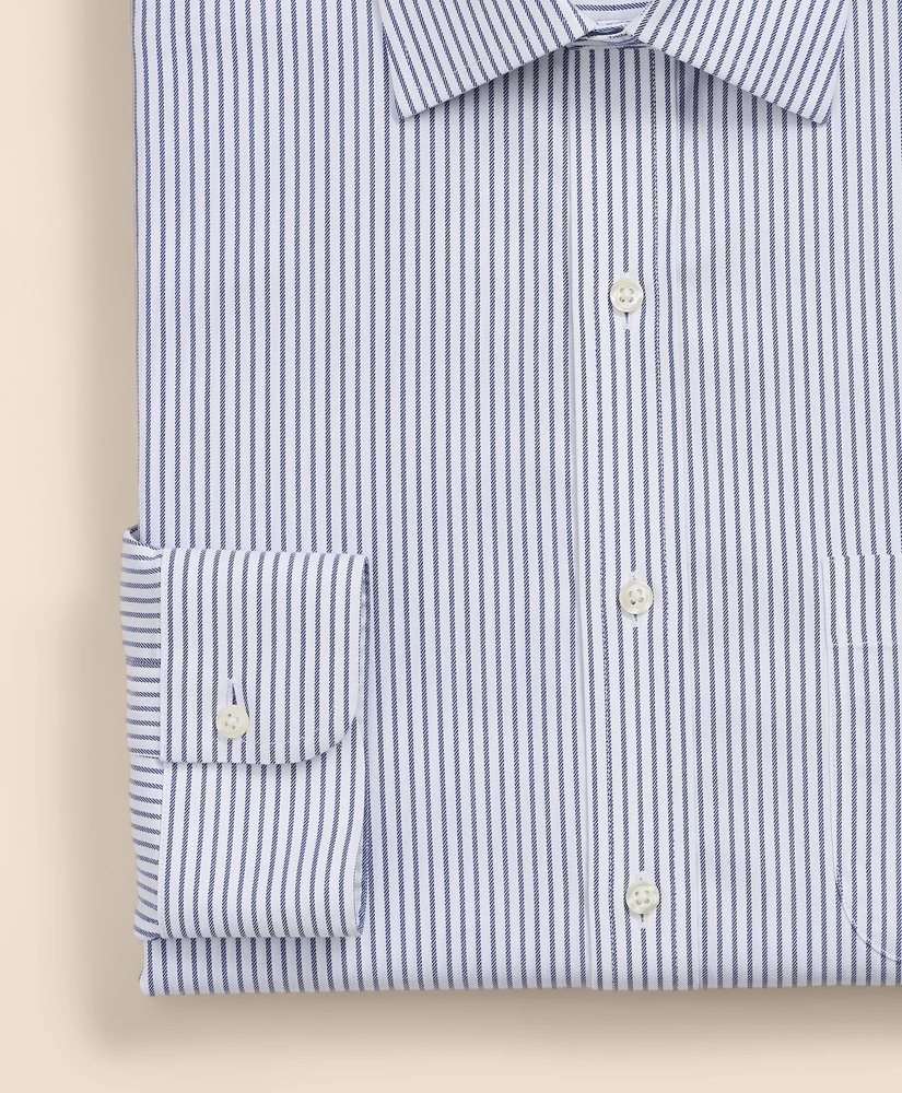 Brooks Brothers Explorer Collection Non-Iron Twill Ainsley Collar, Striped Dress Shirt, image 3