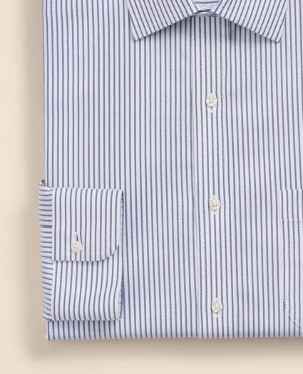 Brooks Brothers Explorer Collection Non-Iron Twill Ainsley Collar, Striped Dress Shirt, image 3