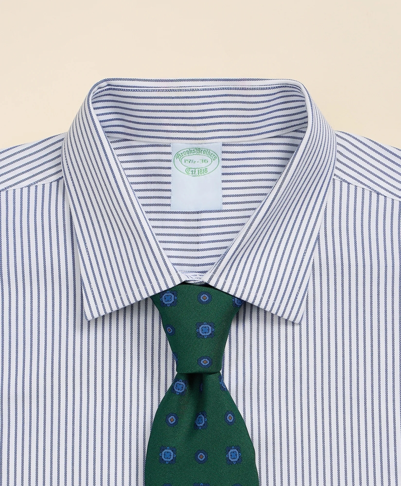 Brooks Brothers Explorer Collection Non-Iron Twill Ainsley Collar, Striped Dress Shirt, image 4
