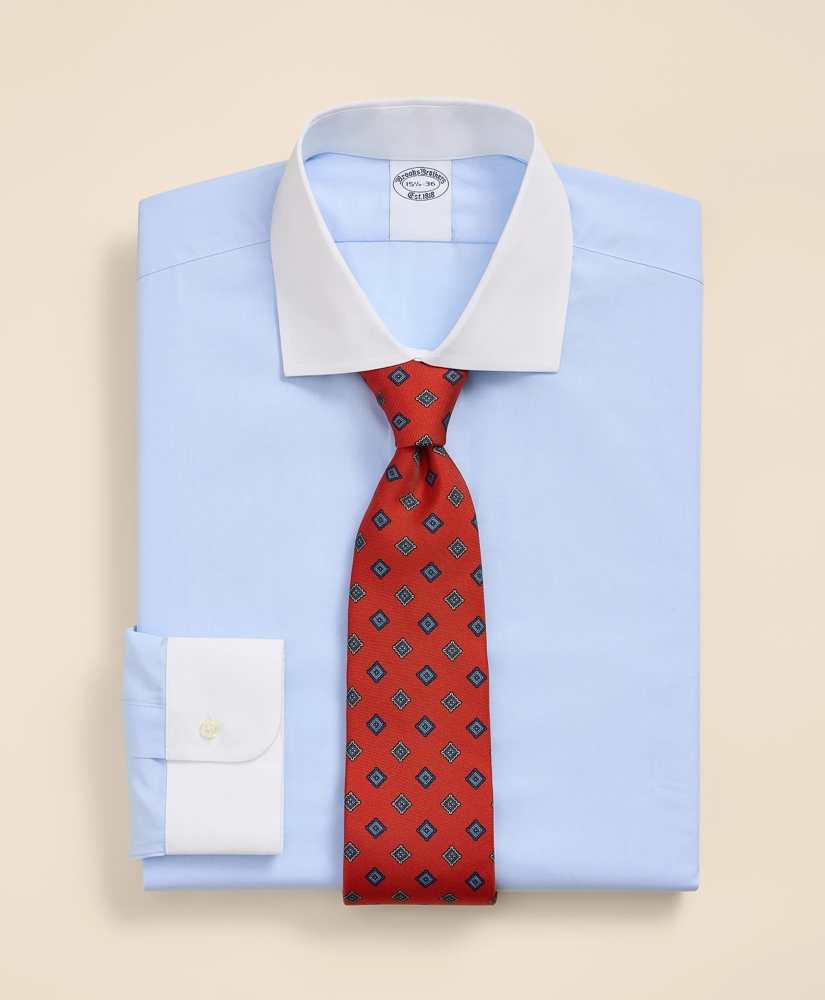 Pure Supima&reg; English Spread Collar Dress Shirt, image 1