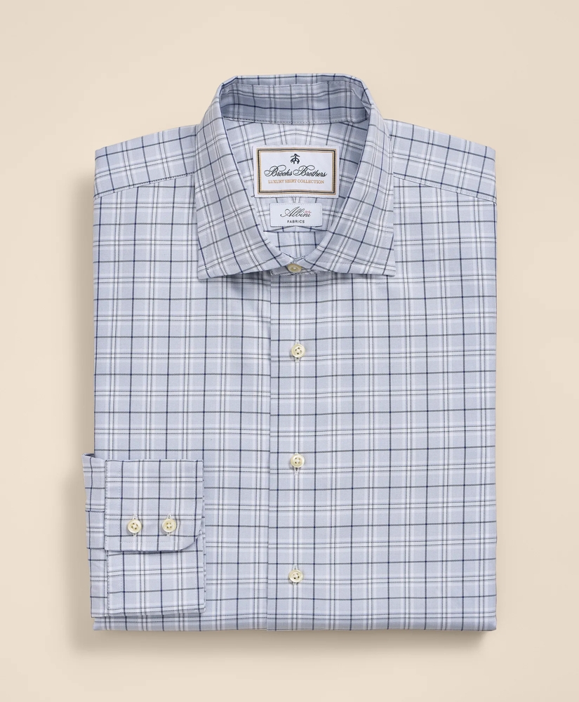 Luxury Cotton English Spread Collar, Dress Shirt, image 2