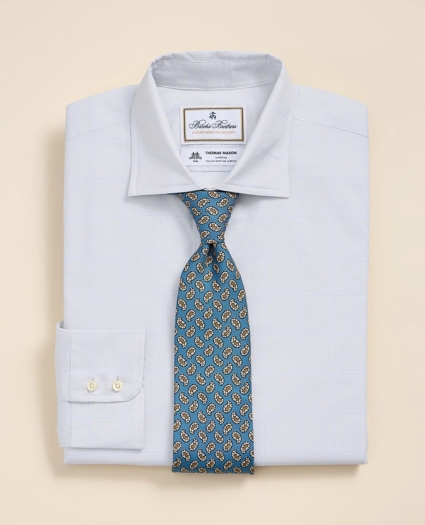 Brooks Brothers X Thomas Mason&reg; Cotton English Spread Collar, Checked Dress Shirt, image 1