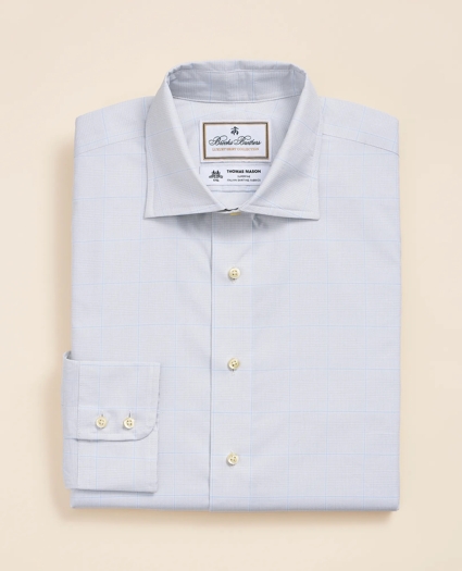 Brooks Brothers X Thomas Mason&reg; Cotton English Spread Collar, Checked Dress Shirt, image 2