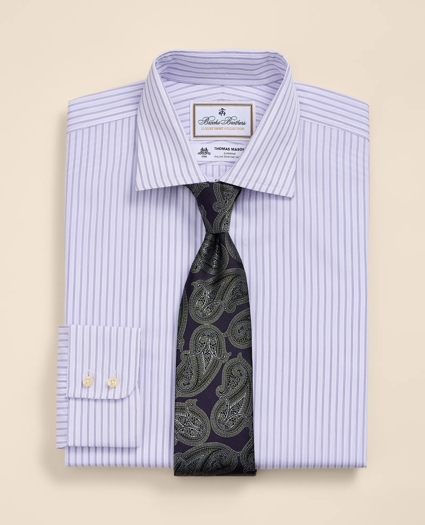 Brooks Brothers X Thomas Mason&reg; Cotton English Spread Collar, Striped Dress Shirt, image 1