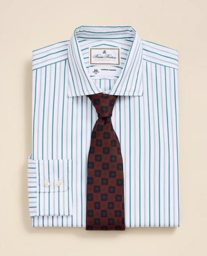 Brooks Brothers X Thomas Mason&reg; Cotton English Spread Collar, Striped Dress Shirt, image 1