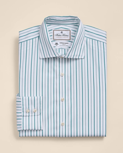 Brooks Brothers X Thomas Mason&reg; Cotton English Spread Collar, Striped Dress Shirt, image 2