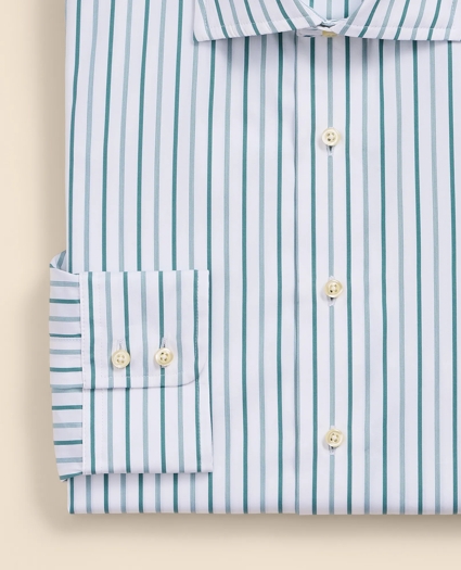 Brooks Brothers X Thomas Mason&reg; Cotton English Spread Collar, Striped Dress Shirt, image 3