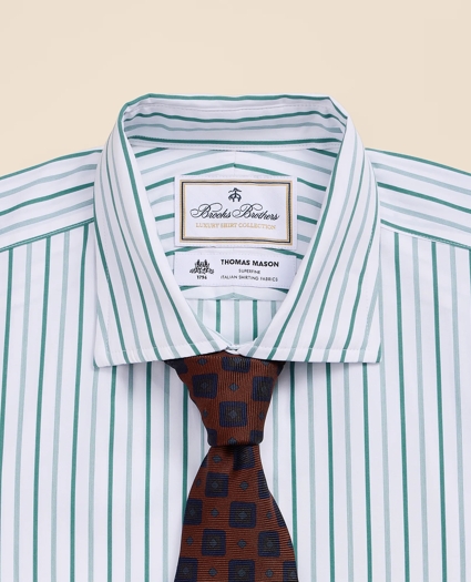 Brooks Brothers X Thomas Mason&reg; Cotton English Spread Collar, Striped Dress Shirt, image 4
