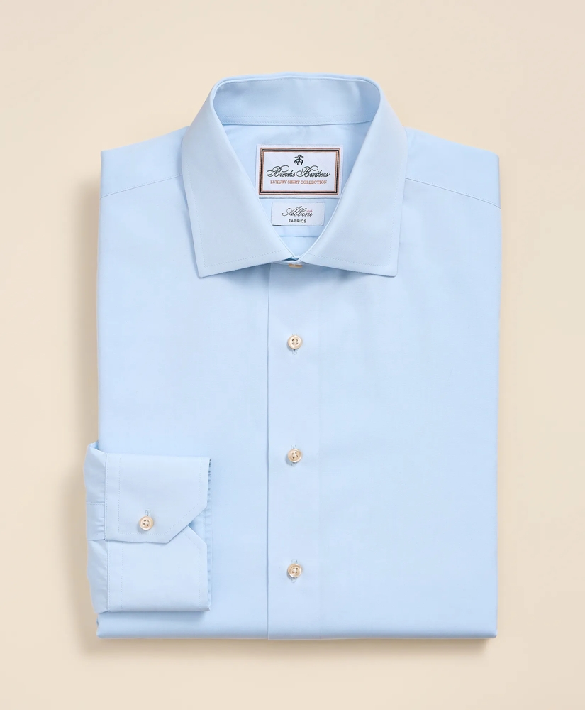 Luxury Cotton English Spread Collar, Dress Shirt, image 2