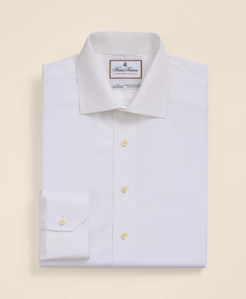 Luxury Cotton English Spread Collar, Dress Shirt, image 2