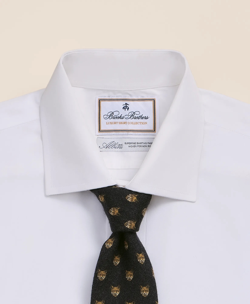 Luxury Cotton English Spread Collar, Dress Shirt, image 4