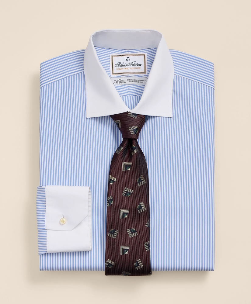Luxury Cotton English Spread Collar, Dress Shirt, image 1