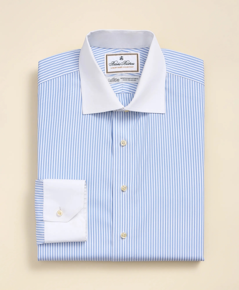 Luxury Cotton English Spread Collar, Dress Shirt, image 2