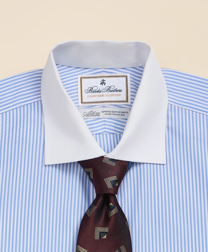 Luxury Cotton English Spread Collar, Dress Shirt, image 4