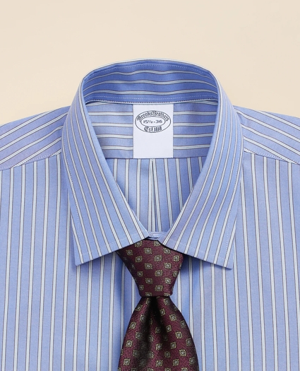 Supima&reg; Cotton Non-Iron Pinpoint Oxford Ainsley Collar Stripe Dress Shirt, image 4
