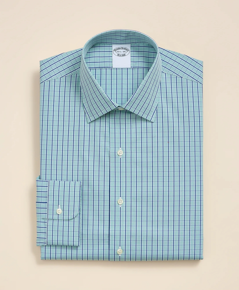 Pure Supima&reg; Cotton Ainsley Collar, Check Dress Shirt, image 2
