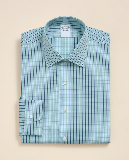 Pure Supima&reg; Cotton Ainsley Collar, Check Dress Shirt, image 2