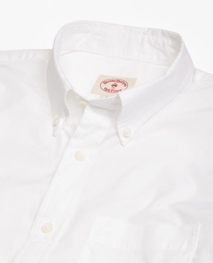 Solid White End-on-End Sport Shirt, image 2