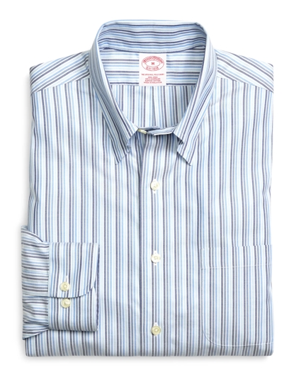 Madison Relaxed-Fit Sport Shirt, Supima&reg; Cotton Non-Iron Tonal Stripe Twill