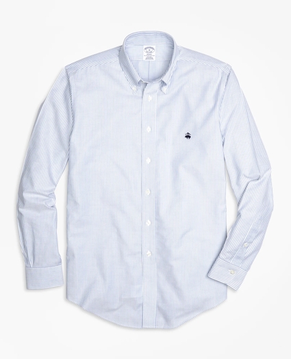 Regent Regular-Fit Sport Shirt, Non-Iron Oxford Stripe