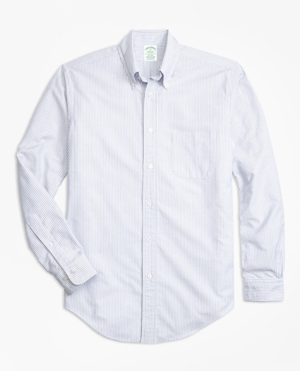 Milano Fit Oxford Bengal Stripe Sport Shirt, image 1