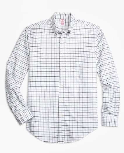Madison Relaxed-Fit Sport Shirt, Oxford Multi-Check, image 1