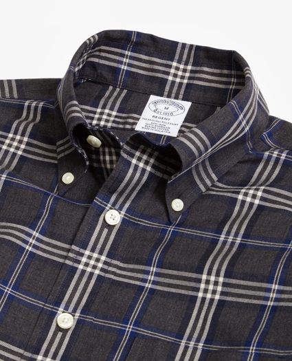 Regent Regular-Fit Sport Shirt, Non-Iron Brooks Brothers Signature Tartan, image 2