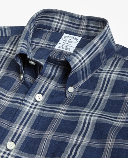 Regent Regular-Fit Sport Shirt, Non-Iron Brooks Brothers Signature Tartan, image 2