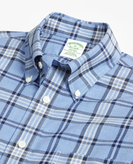 Non-Iron Milano Fit Brooks Bothers Signature Tartan Sport Shirt, image 2
