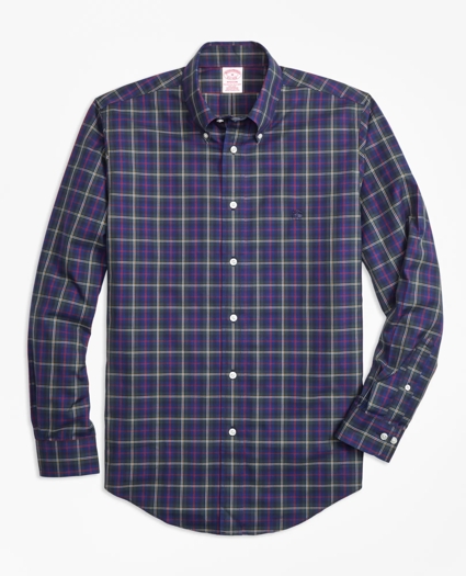 Madison Relaxed-Fit Sport Shirt, Non-Iron Malcolm Tartan, image 1